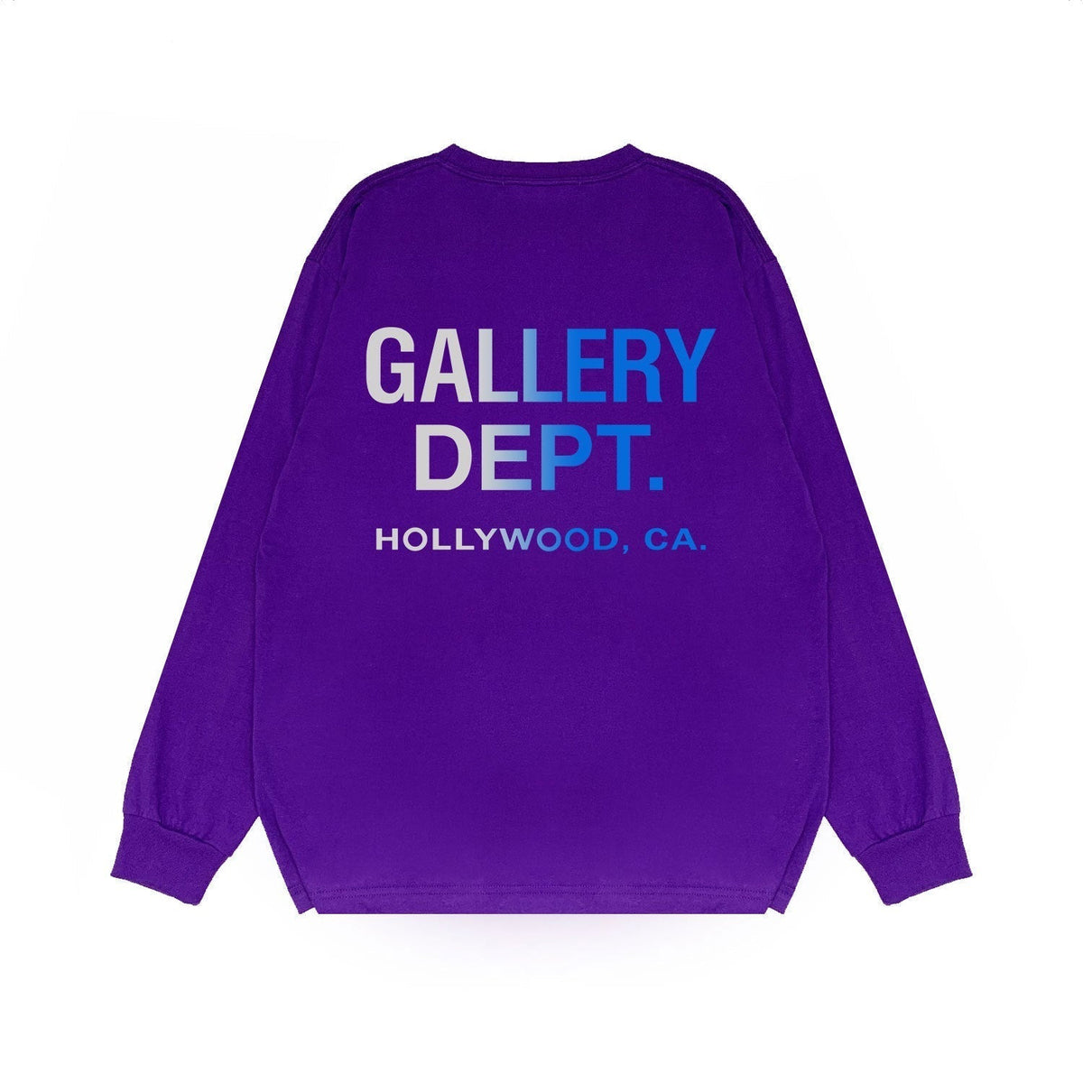 Gallery Dept Long Sleeved Shirt Fashion Brand Long Sleeve Long-Sleeved T-shirt Blouse